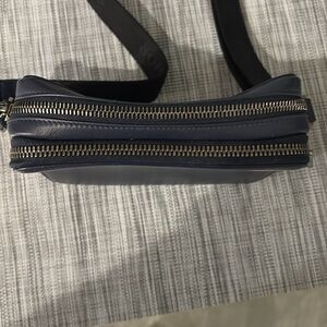 Blue men’s Christa. DIOR cross body bag. Small with wallet.